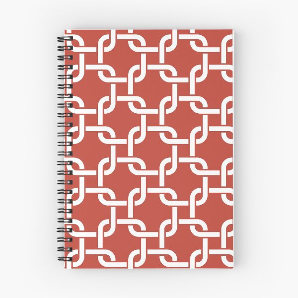Item preview, Pomegranate Interlocking Square Pattern designed and sold by patternplaten.