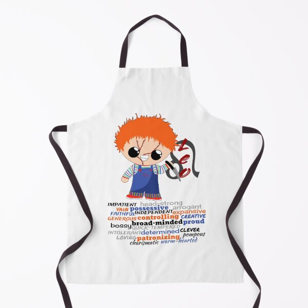 Item preview, Leo Zodiac Horror Monster- funny, cute, july, august, zodiac, sign, horoscope, creepy, horror, thriller, movie, film, traits, knife, leo, toy, doll, scary, killers, fiction, humorous, word, cloud designed and sold by Bruh-llc.