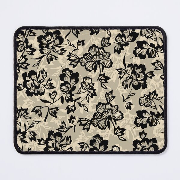 Item preview, Iwalani Vintage Hawaiian Floral - Taupe, Natural and Black designed and sold by DriveIndustries.