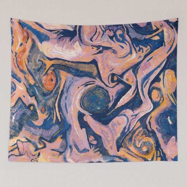 Artikelvorschau, Jovial Tempest, abstrakte Kunst entworfen und verkauft von VPrimozicArt.