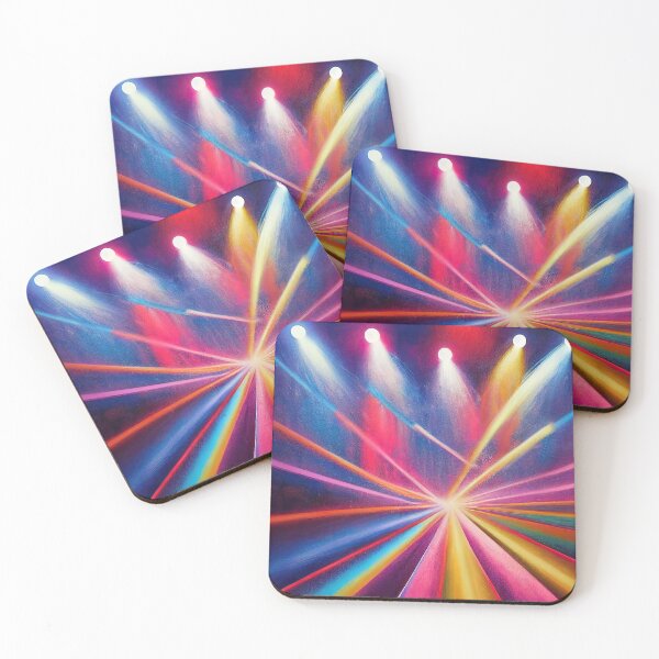 Item preview, Disco dancing lights in abstract paint look designed and sold by mrlongfield.