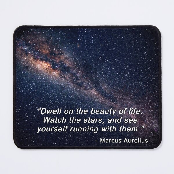 Item preview, Milky Way - Marcus Aurelius Quote designed and sold by DEL-Productions.