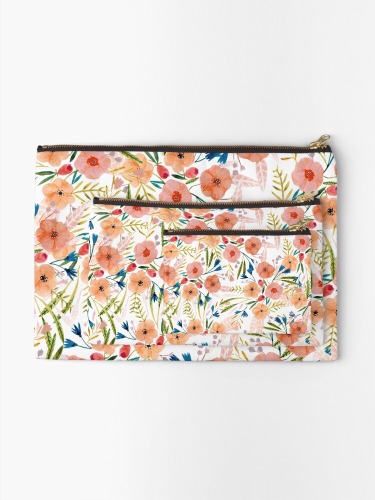Alternate view of Floral Dance Zipper Pouch