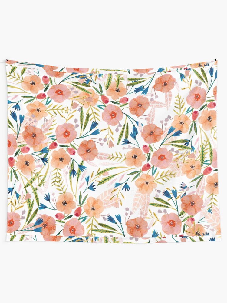 Alternate view of Floral Dance Tapestry