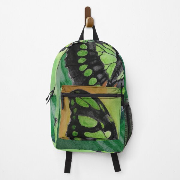 Item preview, Green and black butterfly watercolour painting designed and sold by esvb.