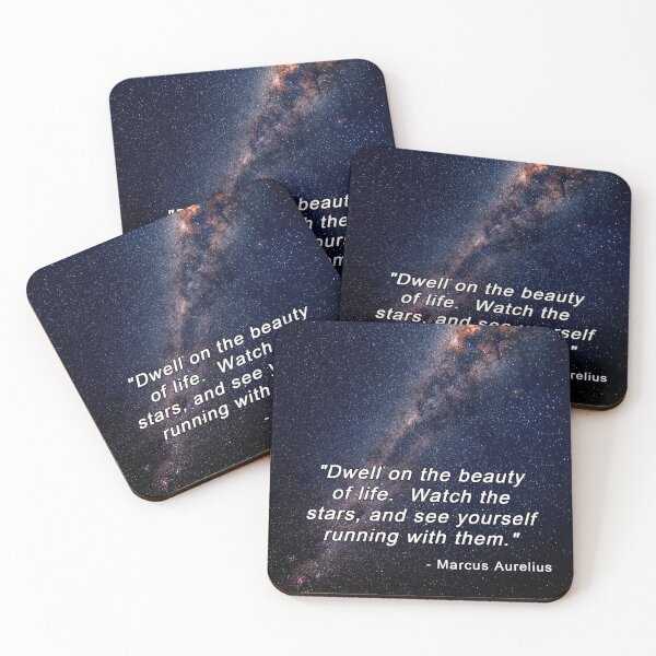 Item preview, Milky Way - Marcus Aurelius Quote designed and sold by DEL-Productions.