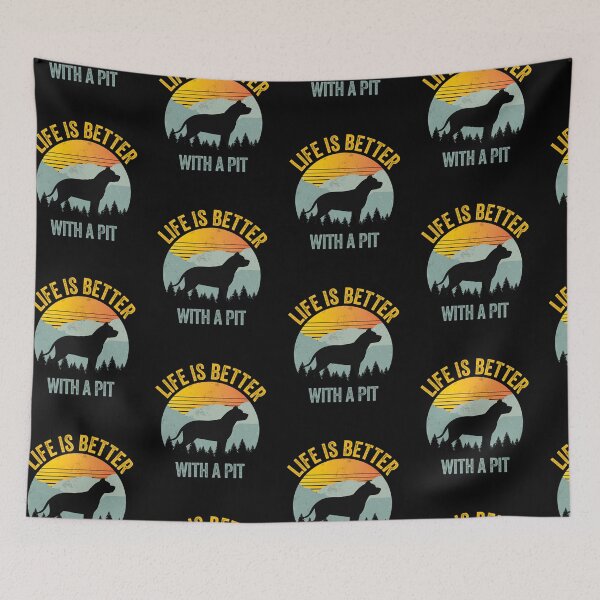 Item preview, Life Is Better With A Pit Bull Summer Dog Gift  designed and sold by Guarddogdrive.