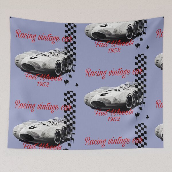 Item preview, racing vintage car designed and sold by SerafinDesign.