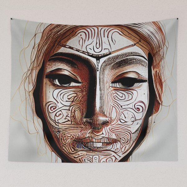 Item preview, female face designed and sold by Lefteris Betsis.