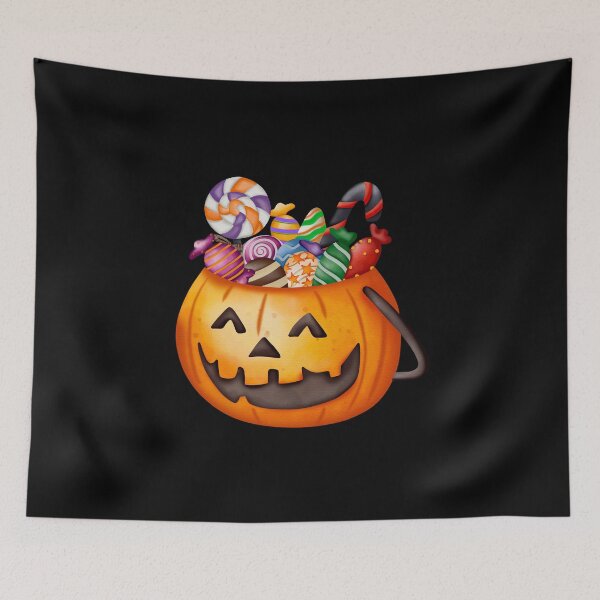 Item preview, Halloween cute Illustration of a pumpkin happy designed and sold by DZ-Merch.