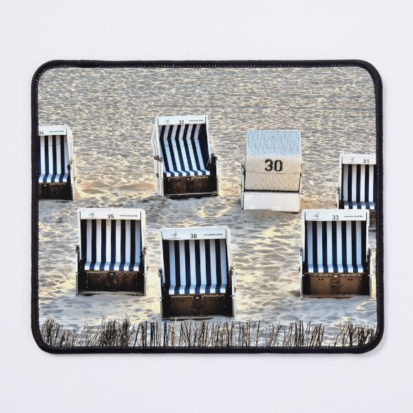 Item preview, SYLT beach chairs at dusk designed and sold by SEEMUELLER.