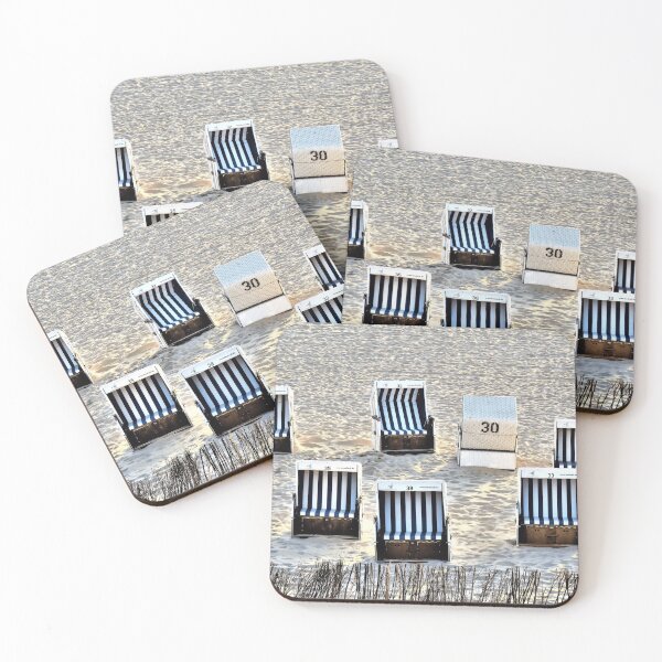 Item preview, SYLT beach chairs at dusk designed and sold by SEEMUELLER.