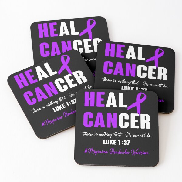 Item preview, Migraine Headache Awareness - Heal Cancer - Support Migraine Headache Warrior Gifts designed and sold by ElizabethS809.