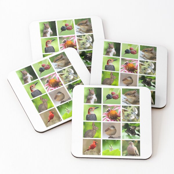 Item preview, Birds and Butterflies Photo Grid | Nature Scenes designed and sold by CtrlZDigitalD.