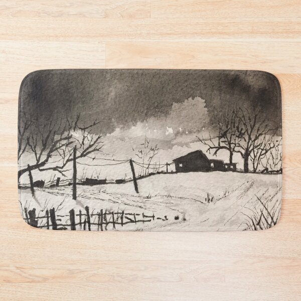 Item preview, A Dark Snowy Scene  designed and sold by designs-by-ann.