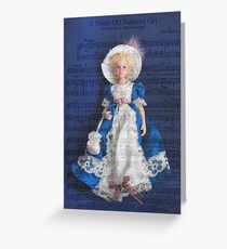 A Sweet Old Fashioned Girl # 2 Greeting Card
