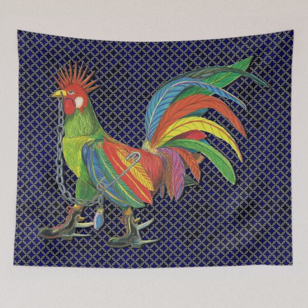 Artikelvorschau, Punky Rooster Basic on Violet and Chains entworfen und verkauft von AJLeibengeist.