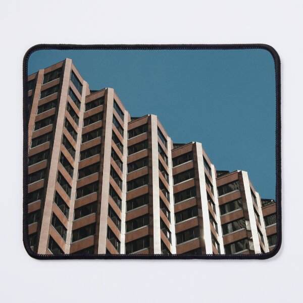 Item preview, Saw Toothed Building Against Blue designed and sold by livedpixels.