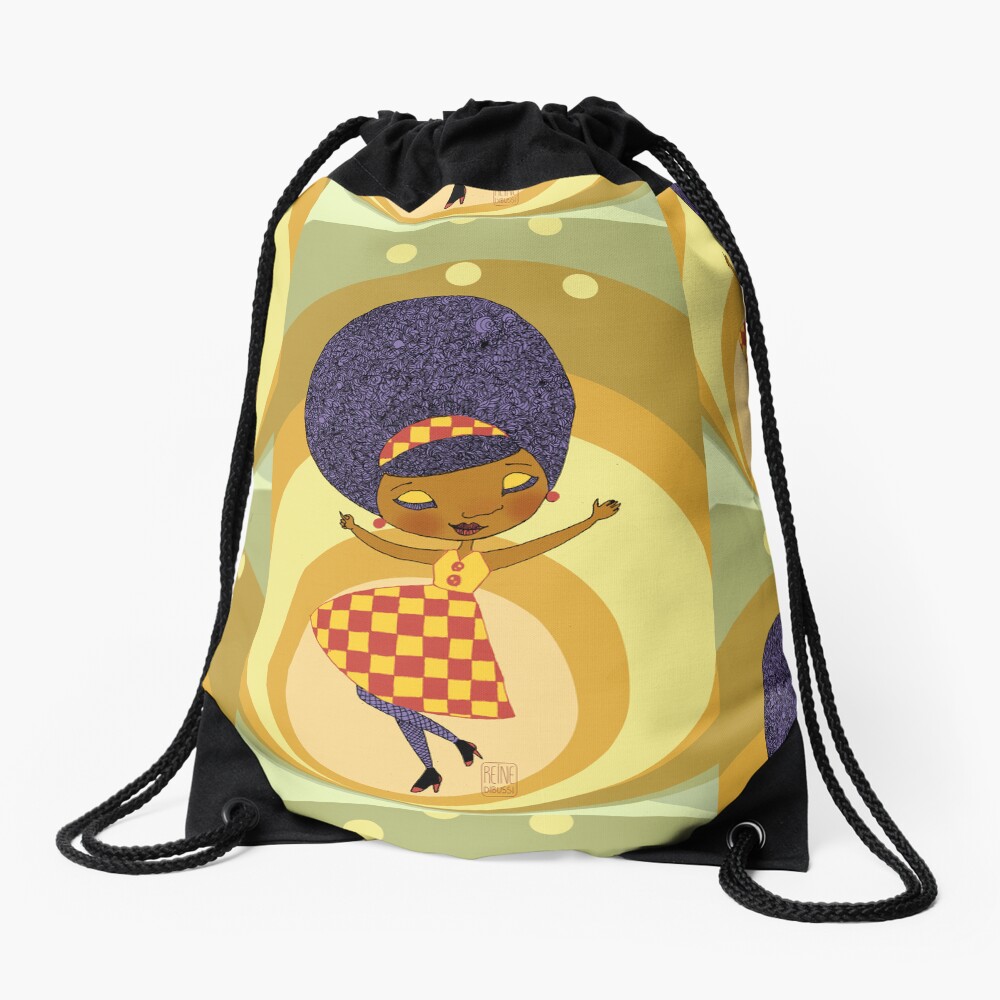 Aperçu de l'œuvre Sac à cordon créée et vendue par Reine-Dibussi.