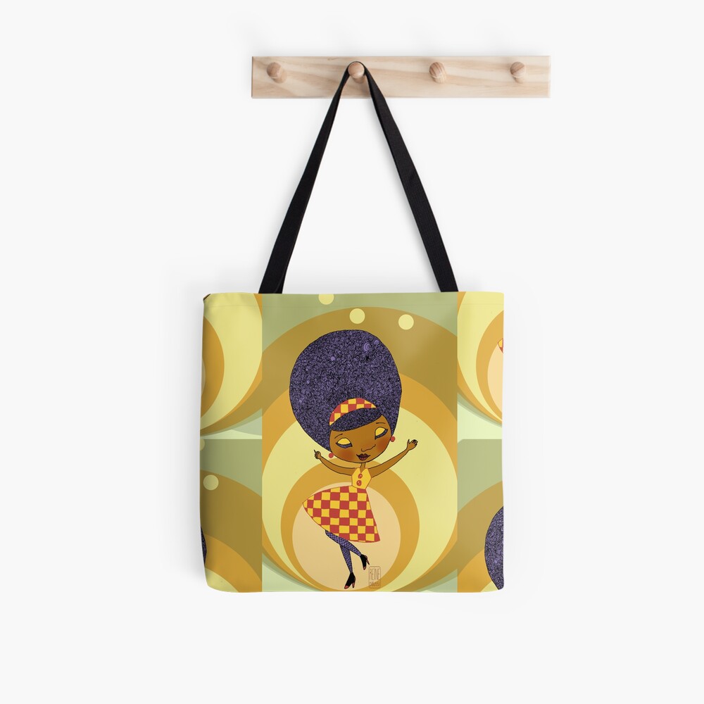 Aperçu de l'œuvre Tote bag doublé créée et vendue par Reine-Dibussi.