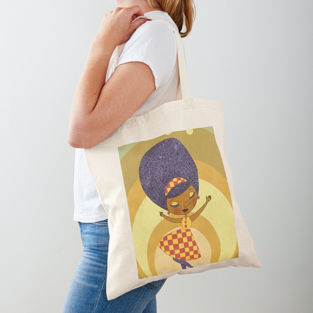 Aperçu de l'œuvre Tote bag classique créée et vendue par Reine-Dibussi.