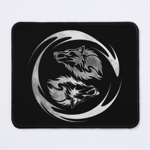 Item preview, wolves ying yang ragnar designed and sold by LKAdesigns.