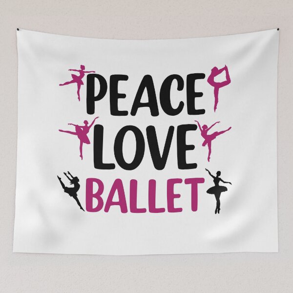 Item preview, Peace Love Ballet Dancing Ballet  designed and sold by Rami Khalifah.
