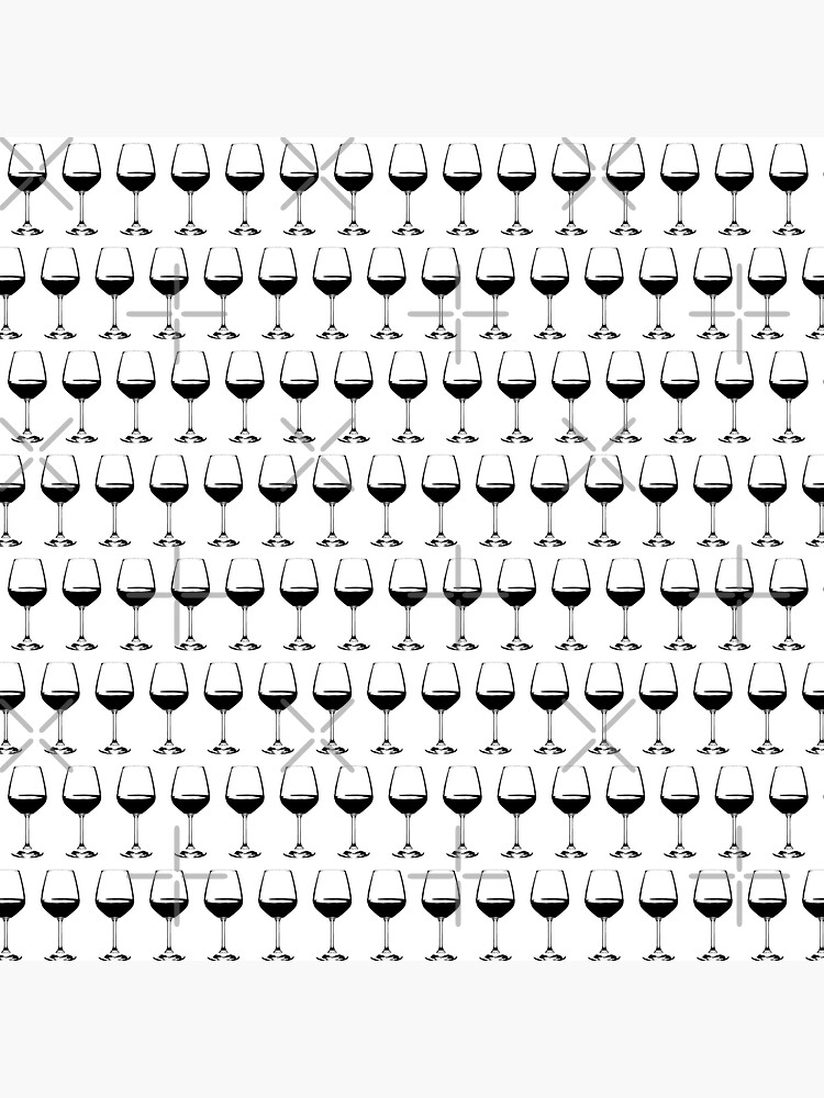 "Wine Glasses" Sticker by TLTextiles Redbubble