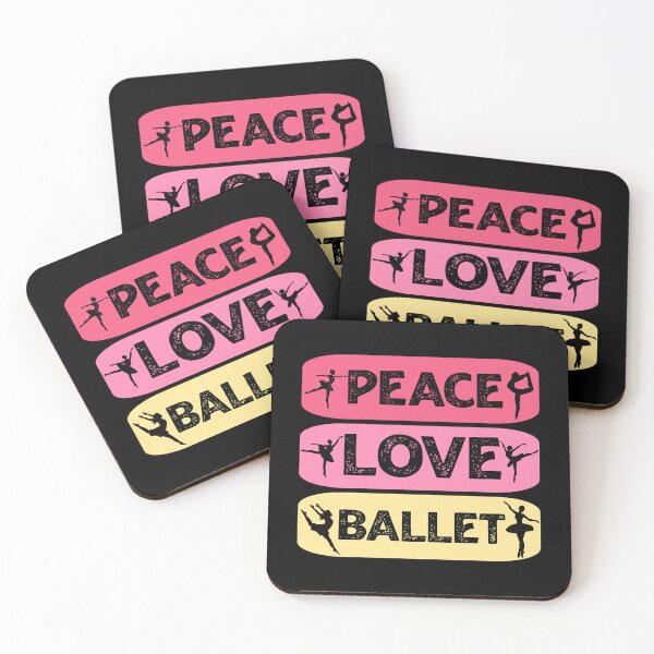 Item preview, Peace Love Ballet Dancing Ballet  designed and sold by Rami Khalifah.
