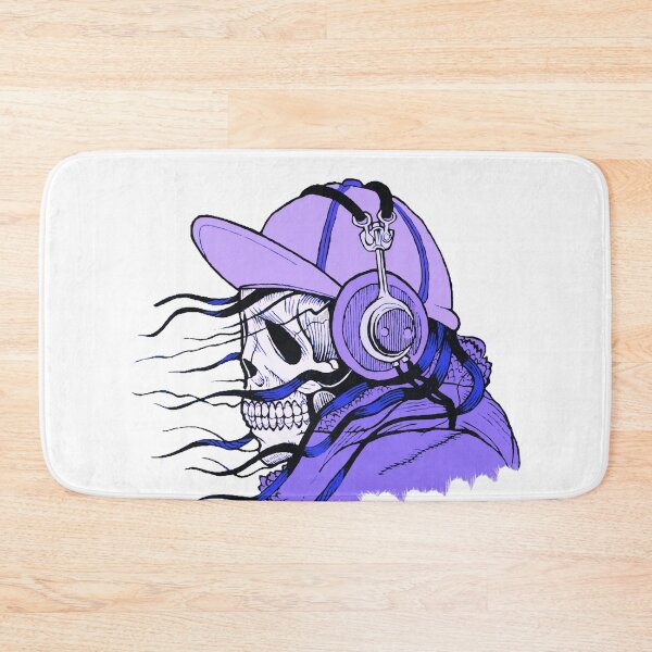Item preview, Purple Skeleton with Headphones, Music style designed and sold by Dven-Clothes.