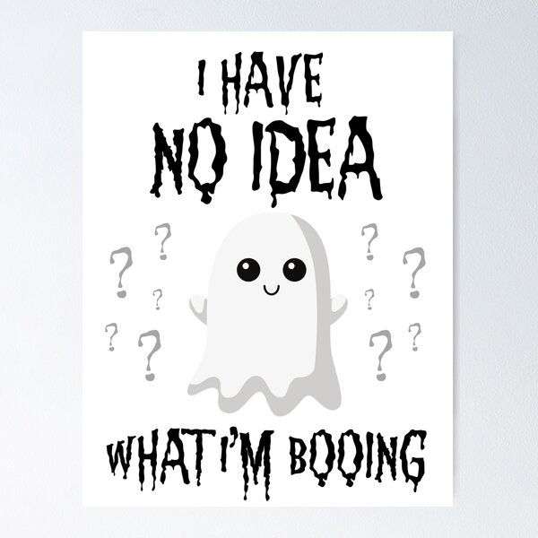 Artikelvorschau, Ich habe keine Ahnung, was ich Halloween SPOOKY SEASON GHOST BOO ausbuhe entworfen und verkauft von JadedVintage.