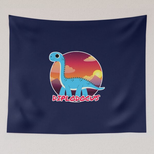 Item preview, Diplodocus Cartoon designed and sold by Dev  Art.