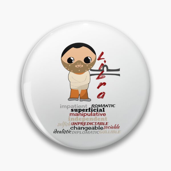 Item preview, Libra Zodiac Horror Monster- funny, cute, september, october, zodiac, sign, horoscope, creepy, horror, thriller, movie, film, traits, straight, jacket, insane, scary, killers, fiction, kawaii, chibi designed and sold by Bruh-llc.
