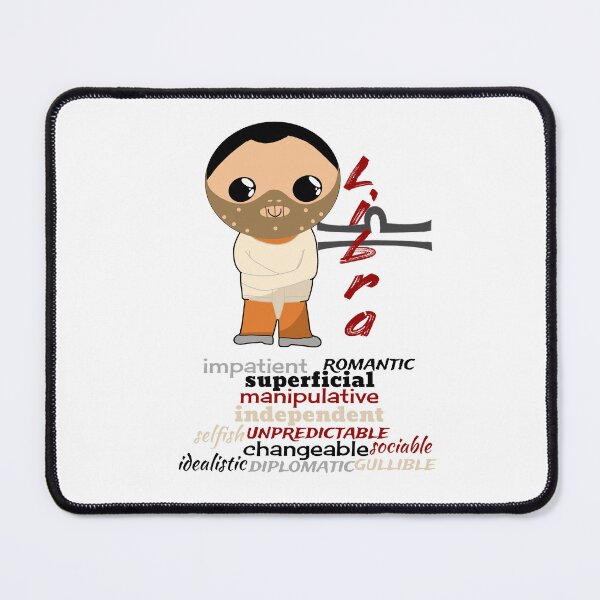 Item preview, Libra Zodiac Horror Monster- funny, cute, september, october, zodiac, sign, horoscope, creepy, horror, thriller, movie, film, traits, straight, jacket, insane, scary, killers, fiction, kawaii, chibi designed and sold by Bruh-llc.