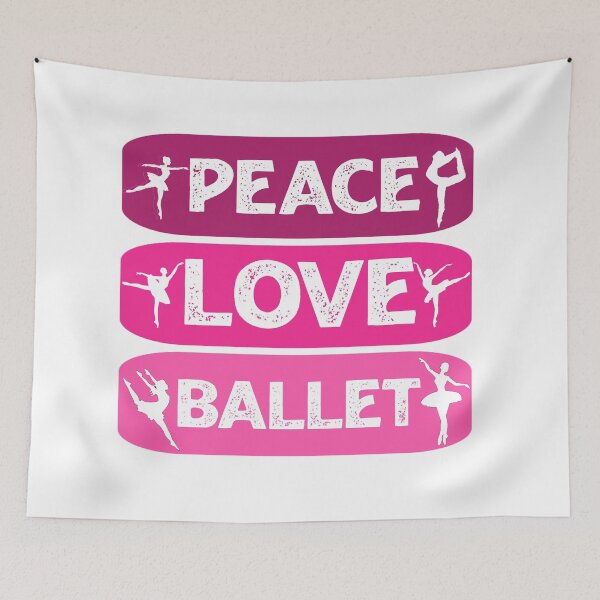 Item preview, Peace Love Ballet Dancing Ballet  designed and sold by Rami Khalifah.