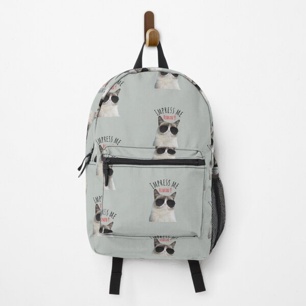 Item preview, Impress me human !!! designed and sold by CatwithSpecs.