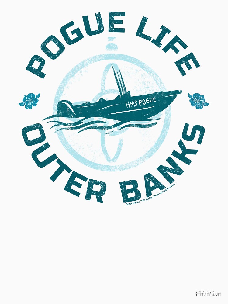 Disover OBX Pogue Life Boat Silhouette Logo | Essential T-Shirt 