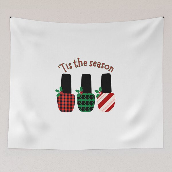 Item preview, Tis the season Christmas design nail polish designed and sold by 306Biz.