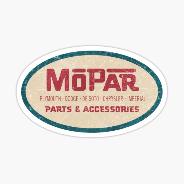 Automotive Vintage Car Mopar Service Sticker