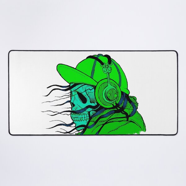 Item preview, Green Skeleton with Headphones, Music style designed and sold by Dven-Clothes.