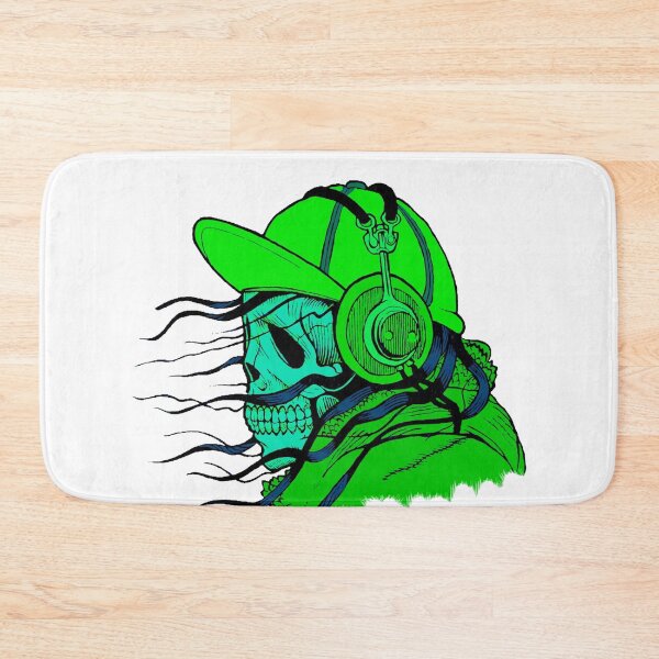 Item preview, Green Skeleton with Headphones, Music style designed and sold by Dven-Clothes.
