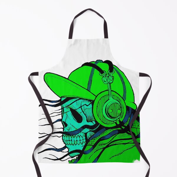 Item preview, Green Skeleton with Headphones, Music style designed and sold by Dven-Clothes.