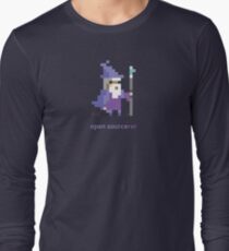 8-bit Open Source Sorcerer - Programming Long Sleeve T-Shirt