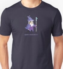 8-bit Open Source Sorcerer - Programming Slim Fit T-Shirt