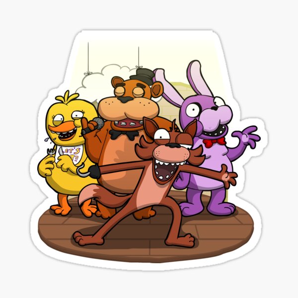 FNaF 2 - Chibi Freddy Fazbear Sticker for Sale by MokaMizore97