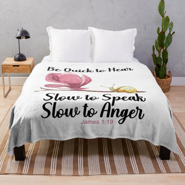 Item preview, James 1 19 Be Quick to Hear, Slow to Speak, Slow to Anger designed and sold by Bliss Find And Design.