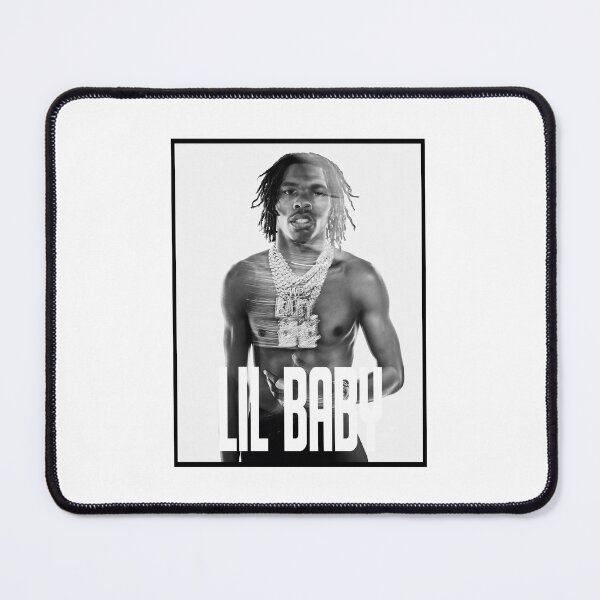 Item preview, Lil Baby | B&W Poster Design designed and sold by Hays Graphics.