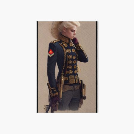 Gorgeous blonde steampunk lady Officer in Military Uniform Art Board  Print for Sale by Eliteijr