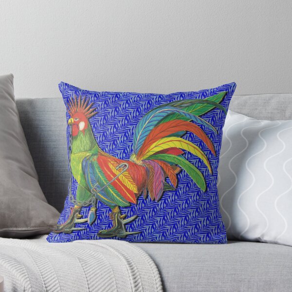 Artikelvorschau, Punky Rooster Basic on Prime Blue Zig Black entworfen und verkauft von AJLeibengeist.