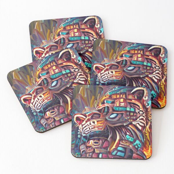 Item preview, Aztec Jaguar Warrior designed and sold by vfcolagiovanni.